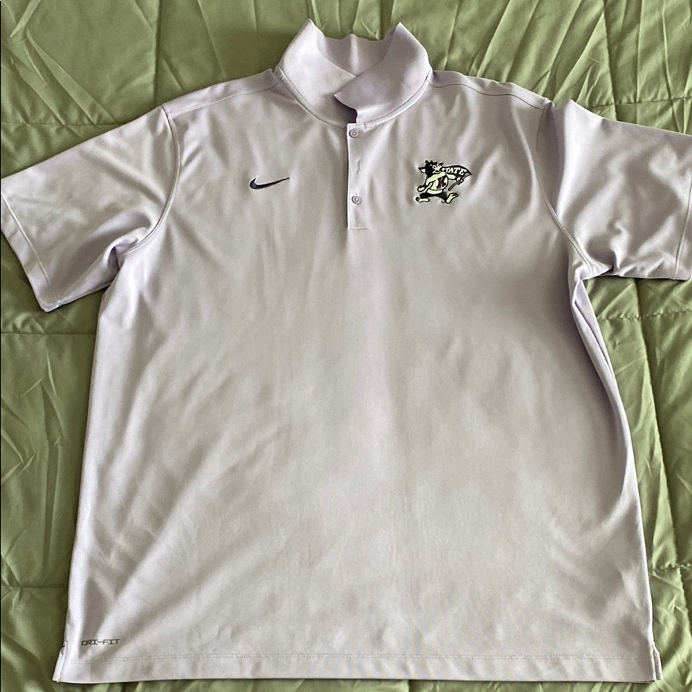 Kansas State Wildcats Nike Varsity Polo Lavender - XXL